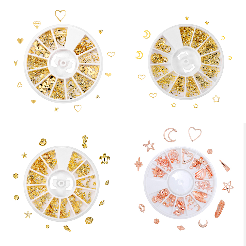 Mix Glitter Metal Frame Gold N – Nail Art Gold recenzja i cena