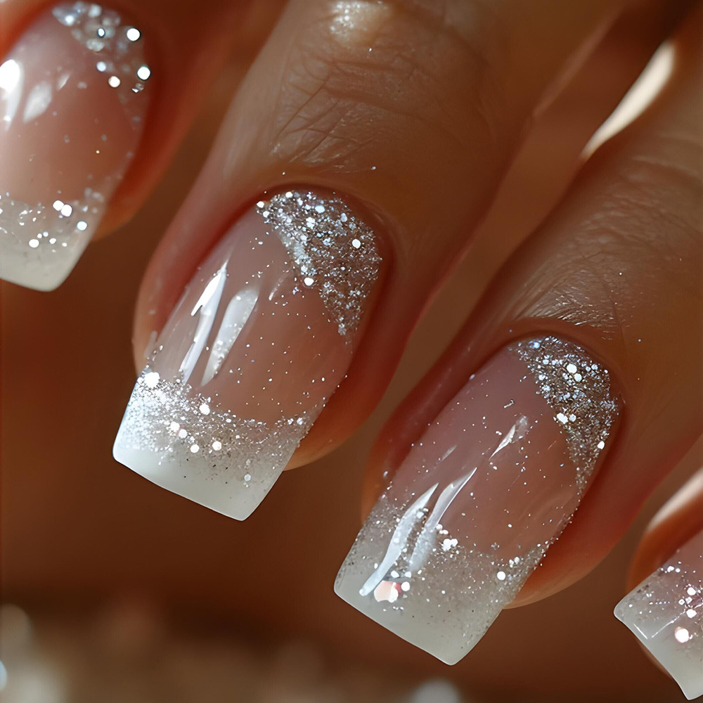 24pcs/set Medium Square fake n – Nail Art Gliter recenzja i cena