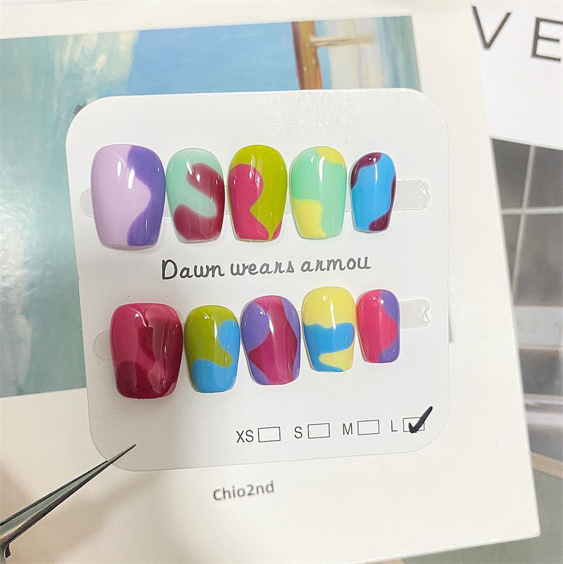 Handmade Short Press On Nails  – Nail Art Xs recenzja i cena