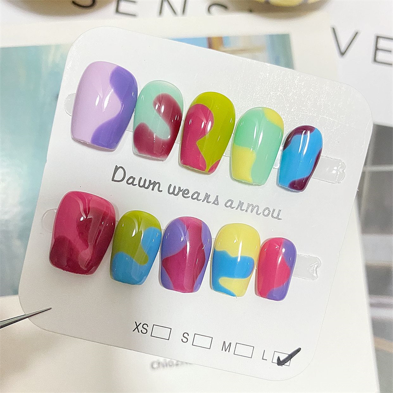 Handmade Short Press On Nails  – Nail Art Xs recenzja i cena