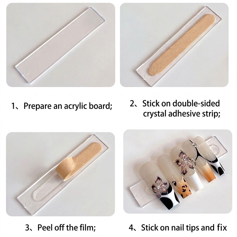 60/66/100pcs Transparent Doubl – Striping Tape Nail recenzja i cena