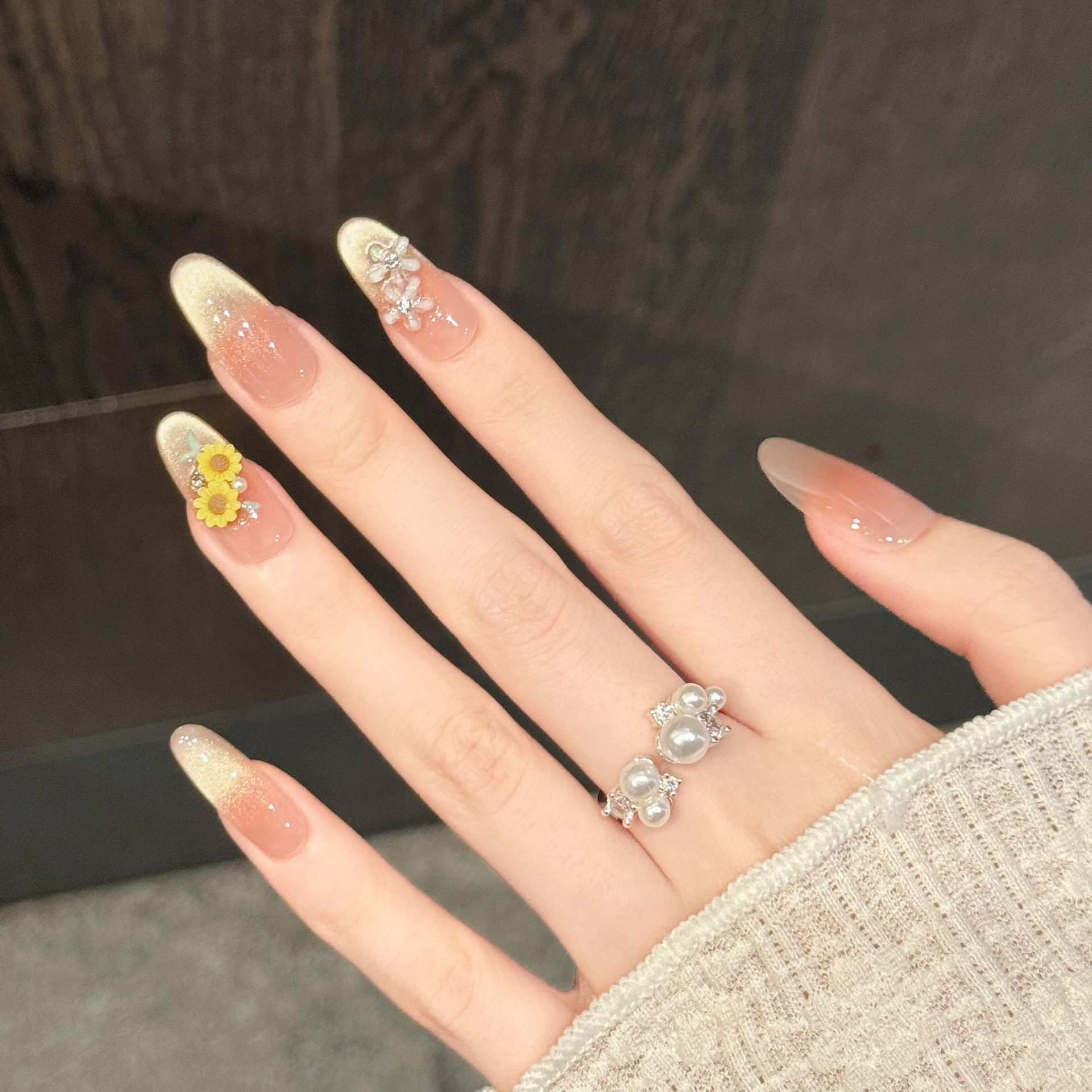 10pcs Pure Hand Pressed Medium – Nail Art Gold recenzja i cena