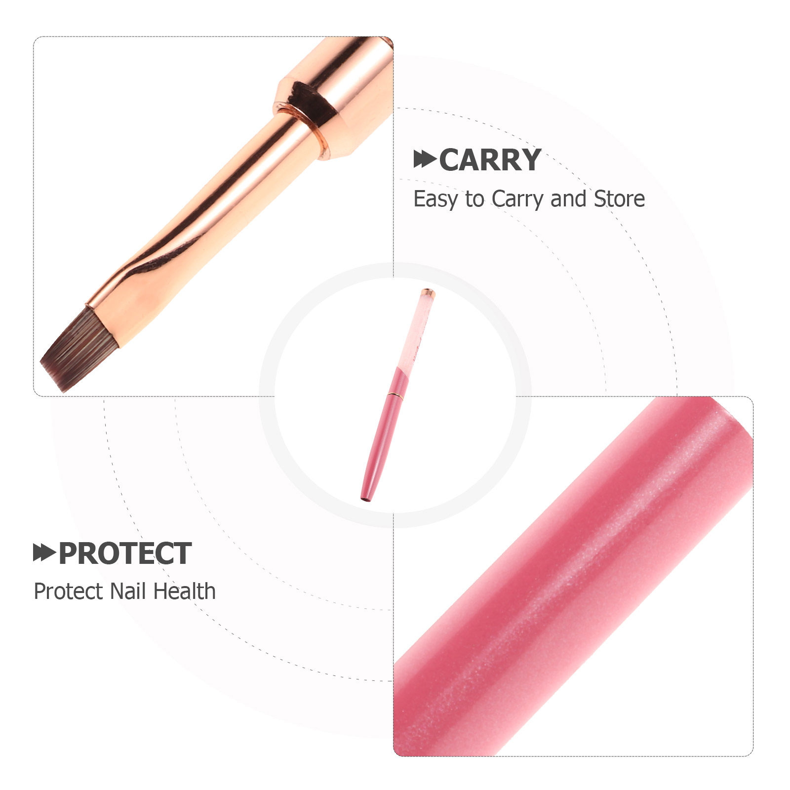 Nail Art Brushes Flat Heads Pr – Nail Art Dotting Tool recenzja i cena