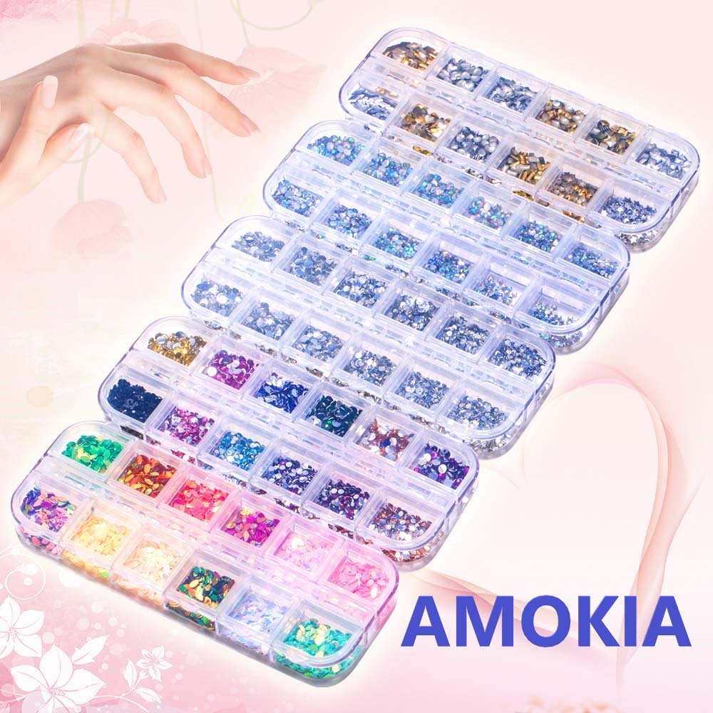 6400pcs Nail Art Rhinestones K – Nail Art Gold recenzja i cena