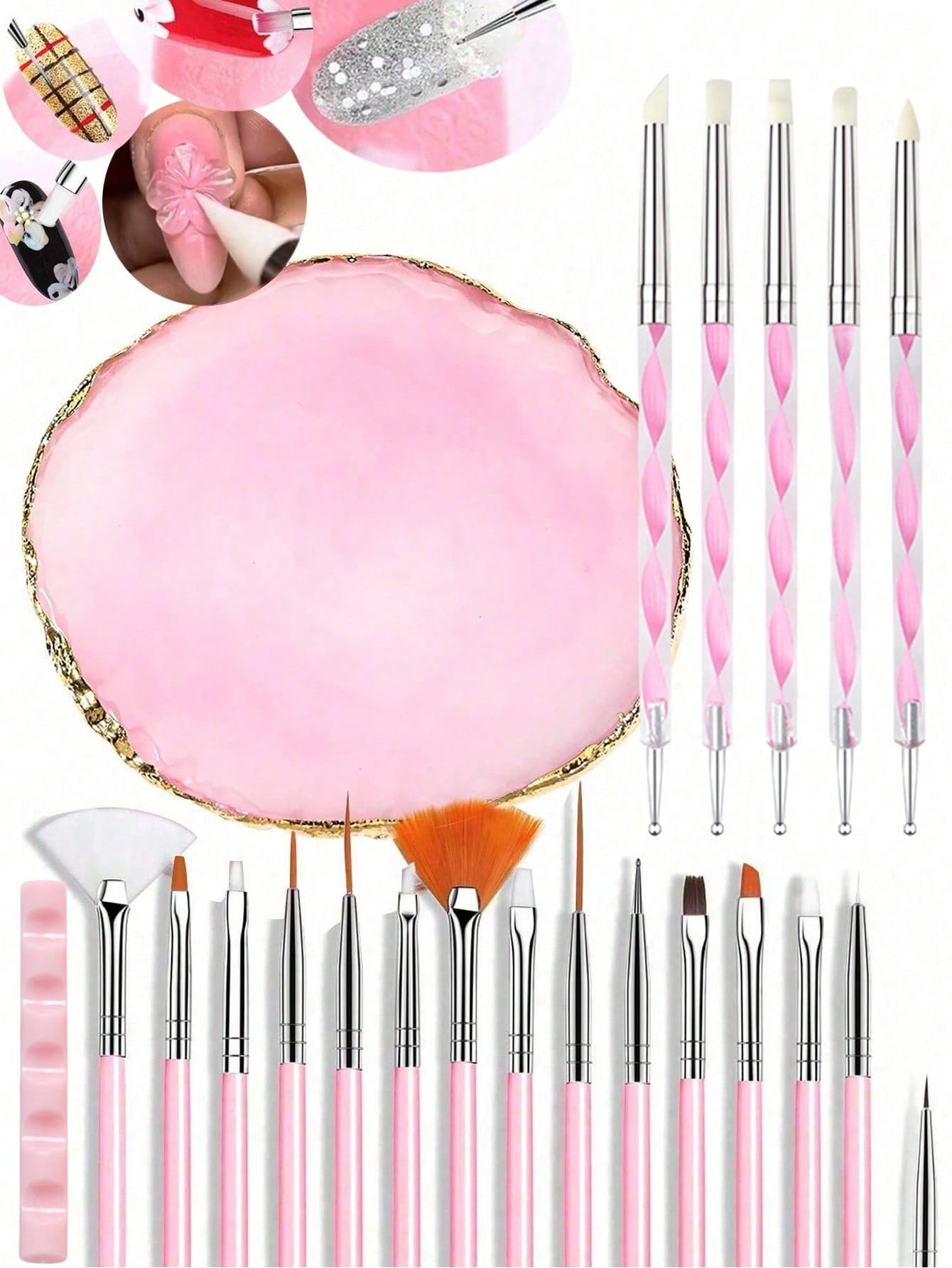 15/22pcs White Nail Art Tool S – Nail Art Dotting Tool recenzja i cena