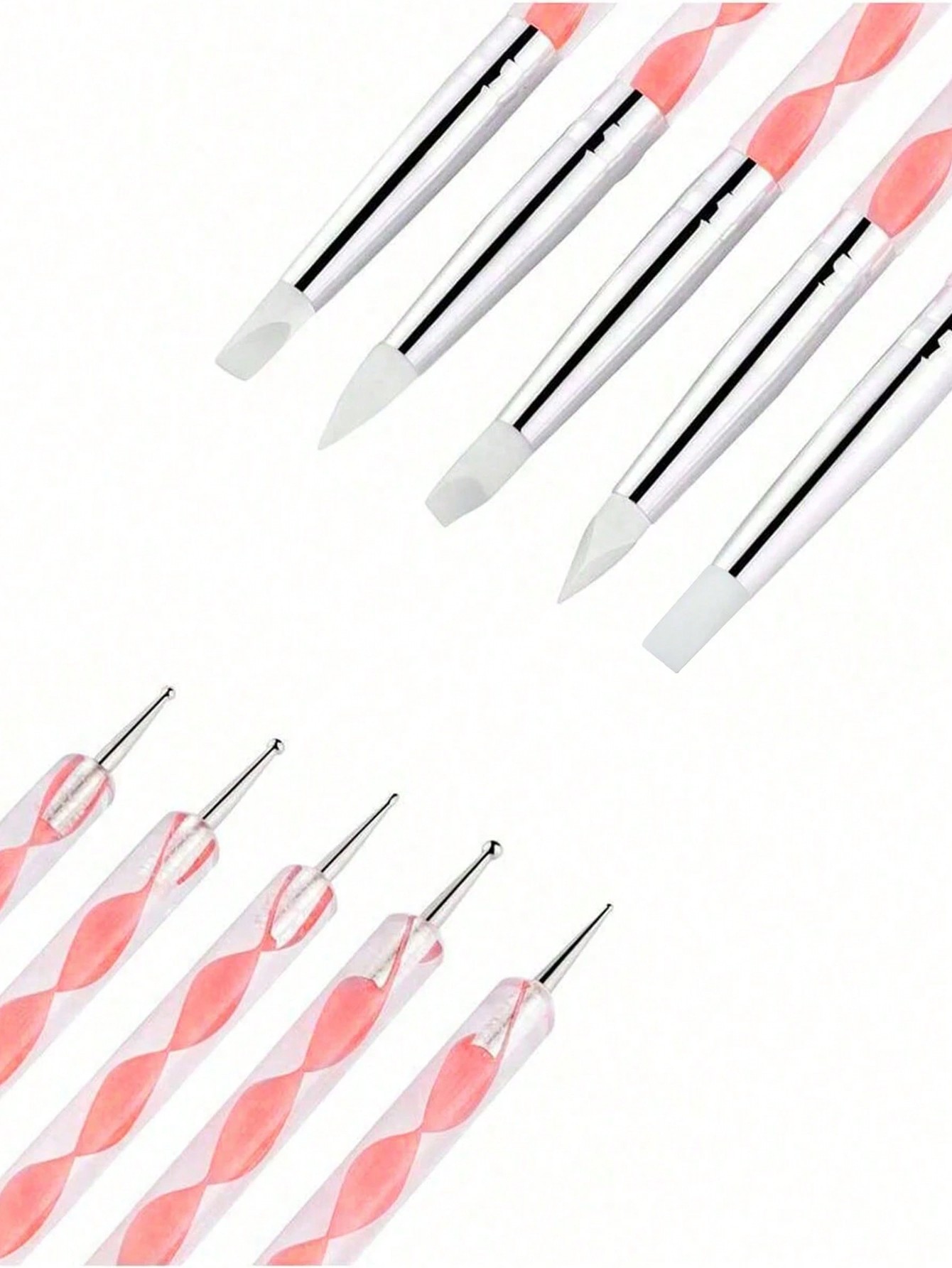 15/22pcs White Nail Art Tool S – Nail Art Dotting Tool recenzja i cena