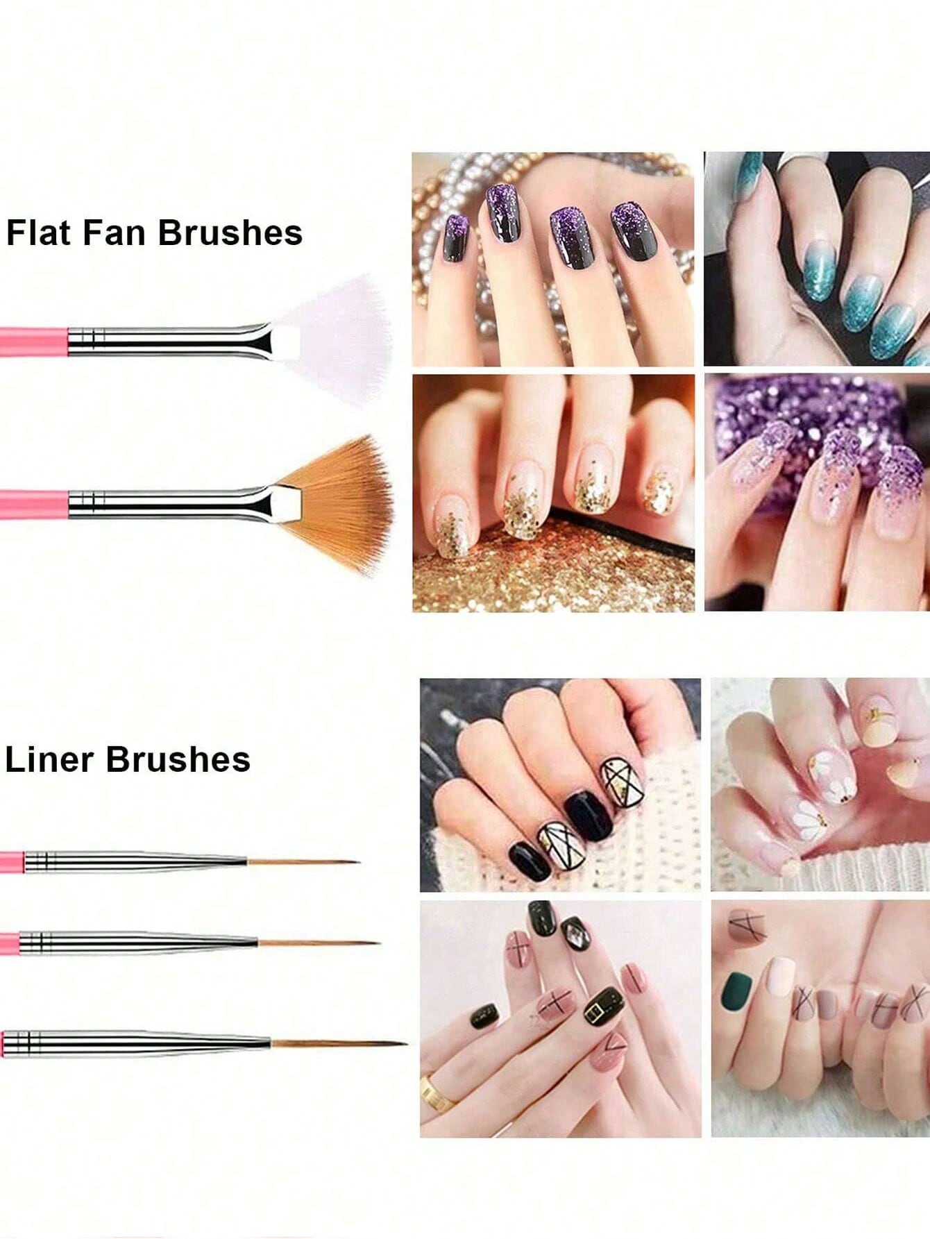 15/22pcs White Nail Art Tool S – Nail Art Dotting Tool recenzja i cena