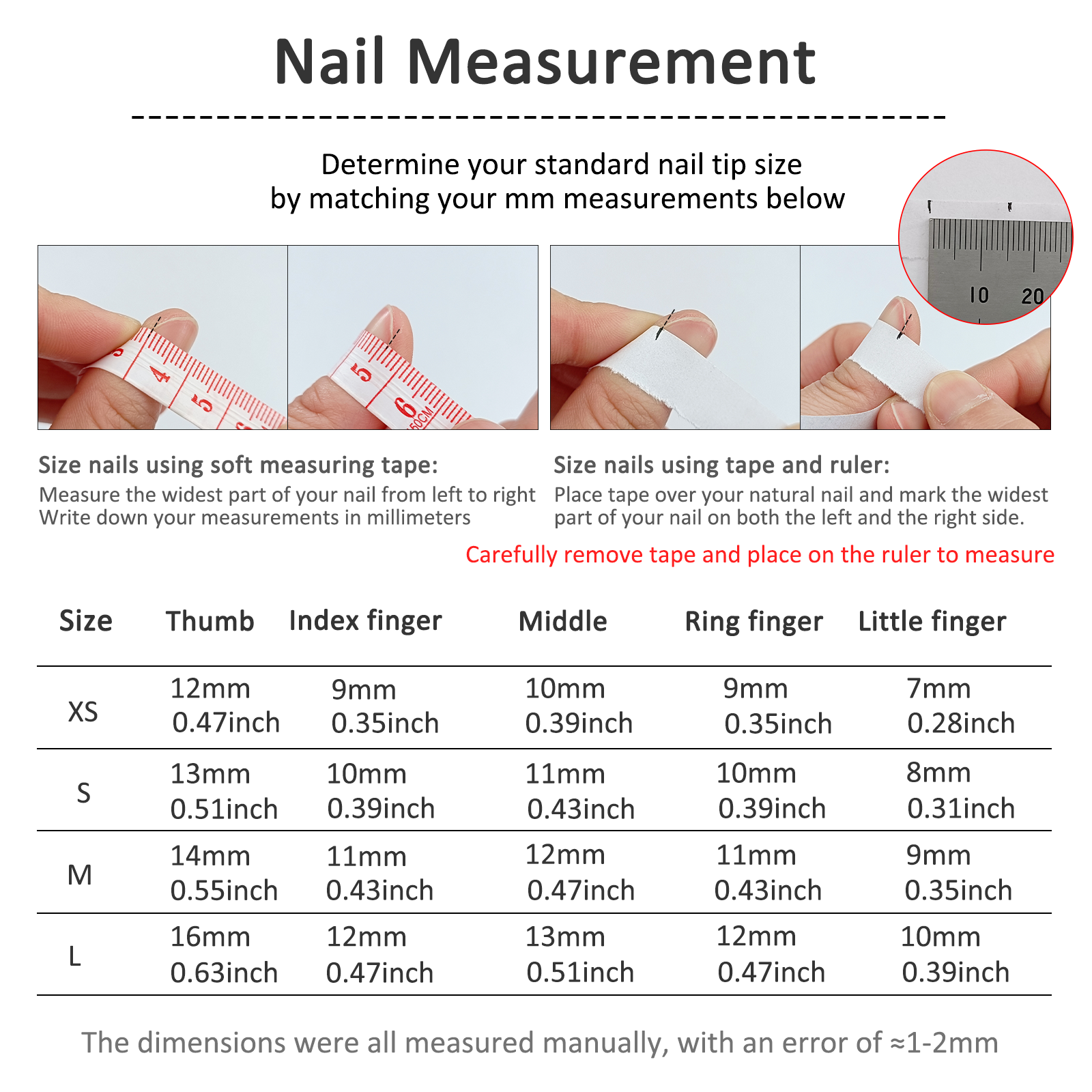 10Pcs Cute Short Round Handmad – Nail Art Gliter recenzja i cena