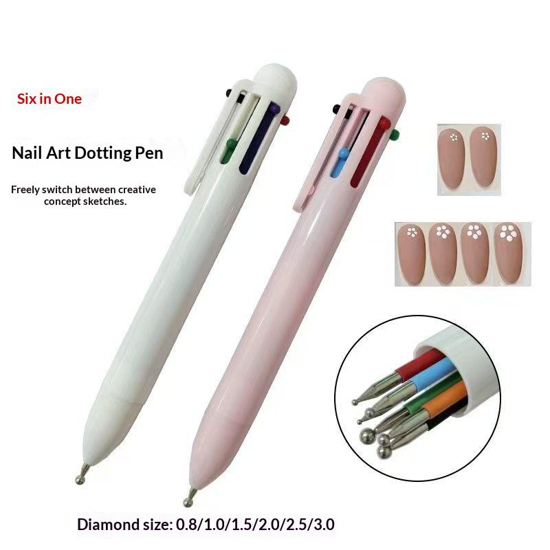 6 In 1 Nail Art Dotting Pen Pa – Nail Art Dotting Tool recenzja i cena