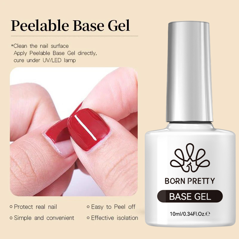 BORN PRETTY Peel Off Base Gel  – Peel Off Base Coat recenzja i cena