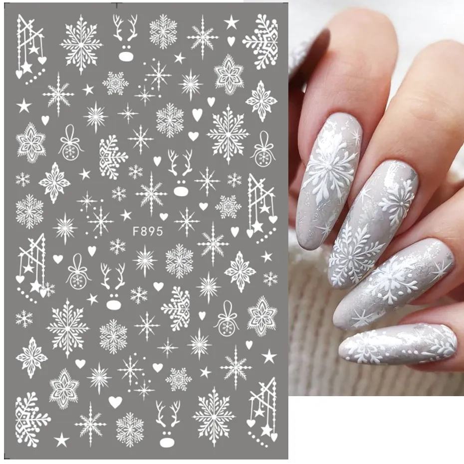 1Pcs 2025 Christmas 3D Nail Ar – Nail Art Xmas 2025 recenzja i cena
