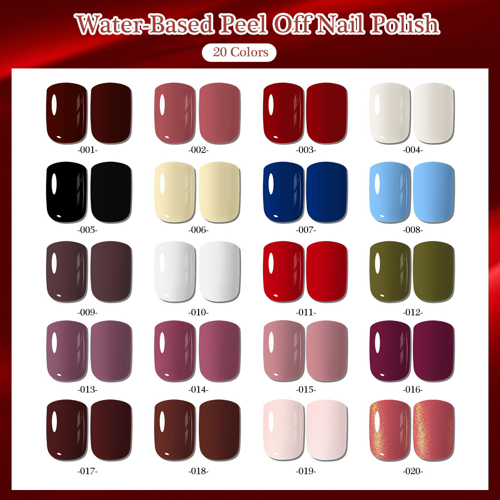 New Peelable Water-Based Nail  – Peel Off Base Coat recenzja i cena
