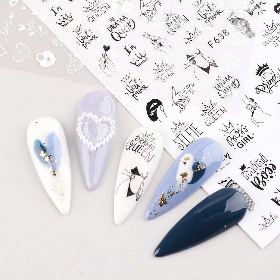 2pcs Heart Love Design 3D Nail – Nail Art Valentines Day recenzja i cena