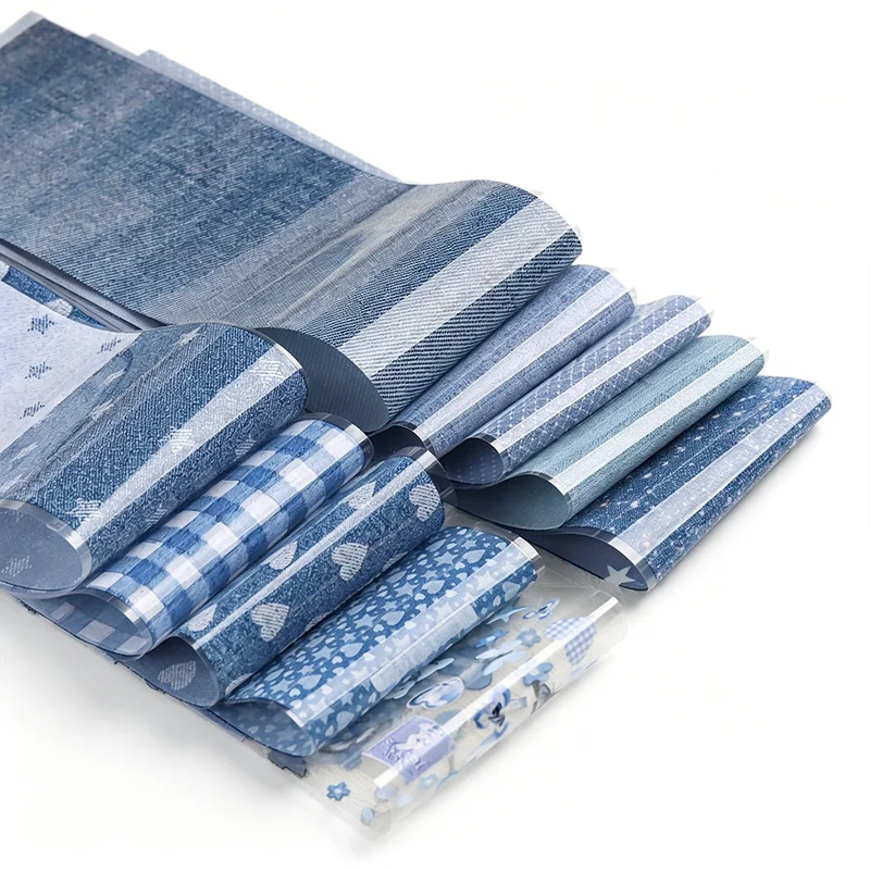 10Sheets Blue Denim Nail Trans – Nail Art Denim recenzja i cena