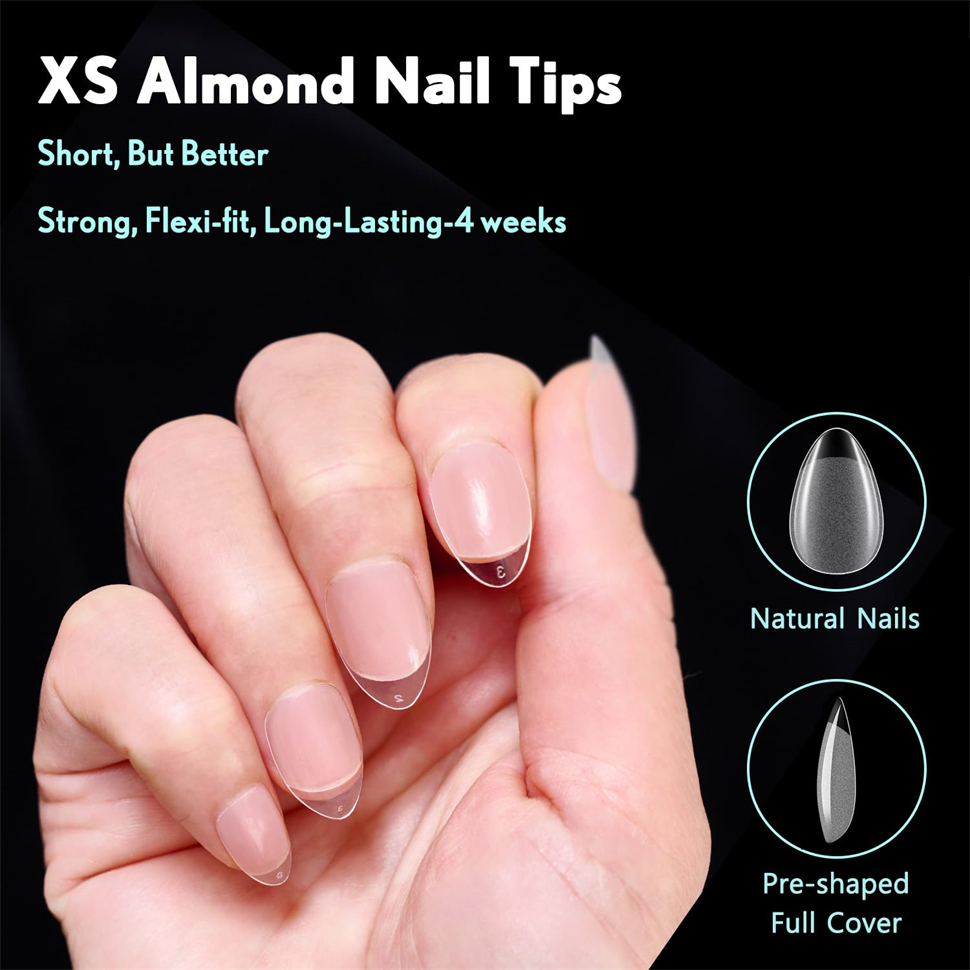 600 PCS Soft Gel X Nail Tips S – Nail Art Xs recenzja i cena