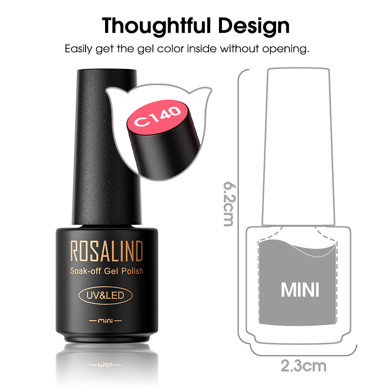 ROSALIND Multi-Colors Nail Gel – Peel Off Base Coat recenzja i cena