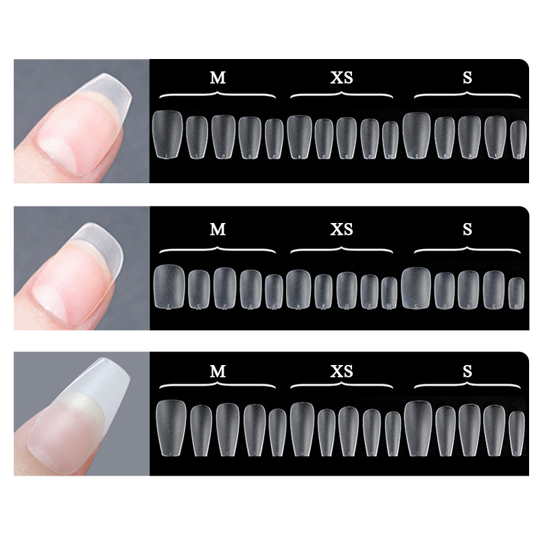 1Bag Matte Press On Nail Tips  – Nail Art Xs recenzja i cena