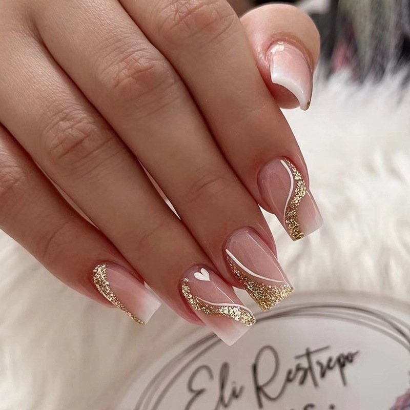 Short Medium fake nails for wo – Nail Art Gliter recenzja i cena