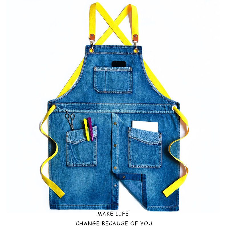Cowboy Apron Home Kitchen Fash – Nail Art Denim recenzja i cena