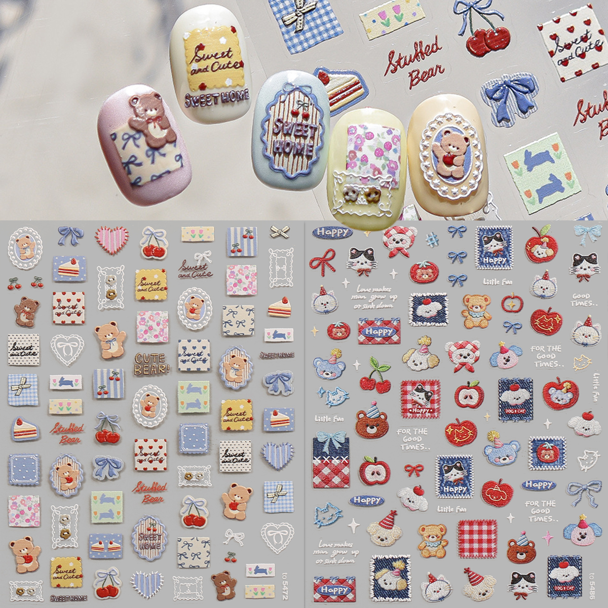 2pcs retro lace pattern frames – Nail Art Denim recenzja i cena