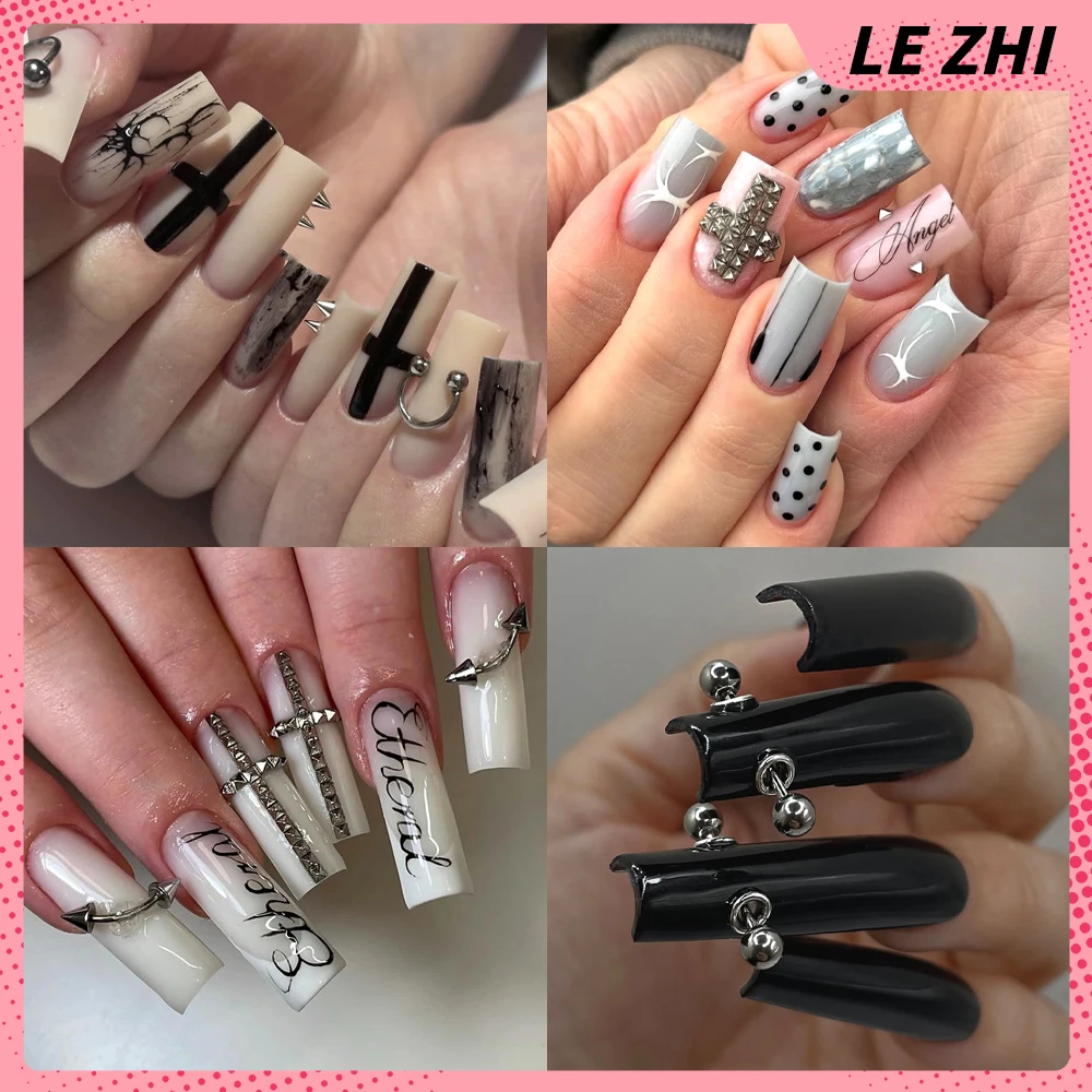 Y2K Spice Girls 10Pcs Handmade – Nail Art Gothic recenzja i cena