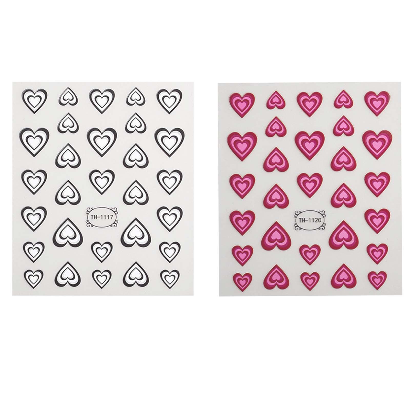 Valentines Day Nail Decals 3D  – Nail Art Valentines Day recenzja i cena