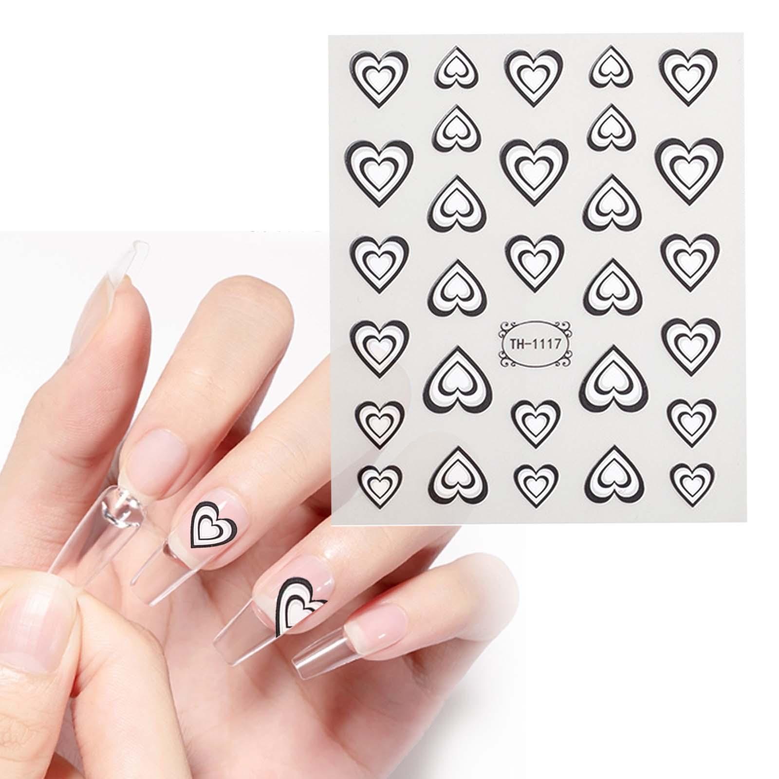 Valentines Day Nail Decals 3D  – Nail Art Valentines Day recenzja i cena
