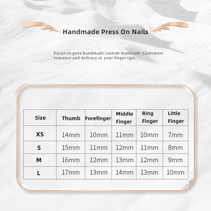 10PCS Handmade Short Square Pr – Nail Art Xs recenzja i cena