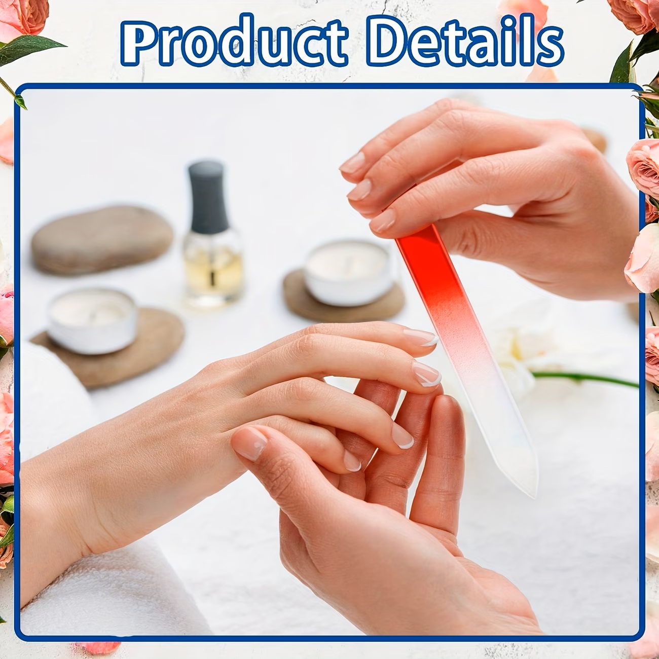 6pcs Crystal Glass Nail Files  – Nail Art Xl recenzja i cena