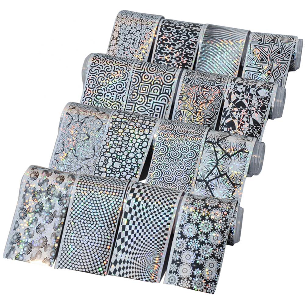16Pc/Set Nail Sticker Laser St – Nail Art Xl recenzja i cena