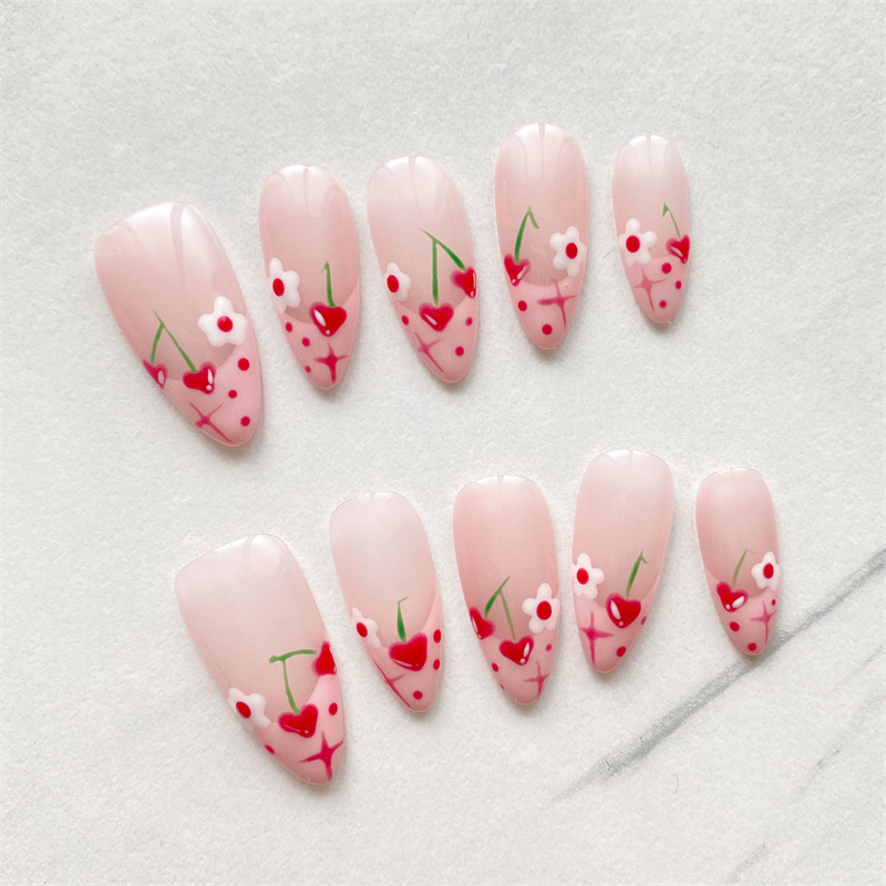 10PC Handmade Press On Nails P – Nail Art Xs recenzja i cena