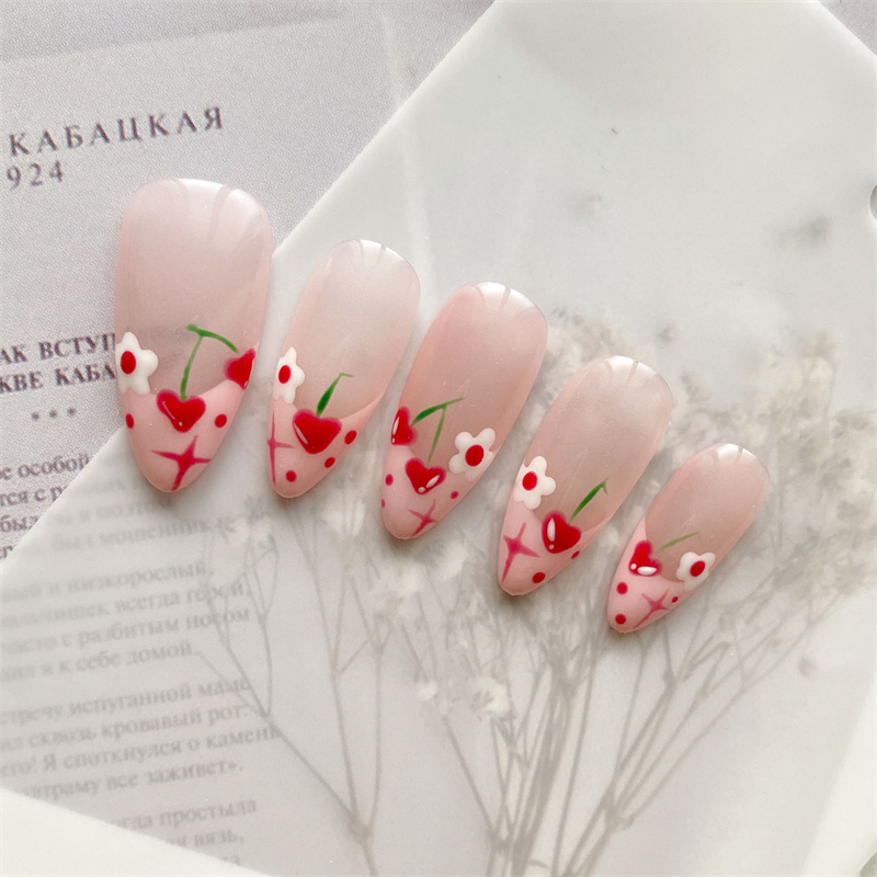 10PC Handmade Press On Nails P – Nail Art Xs recenzja i cena