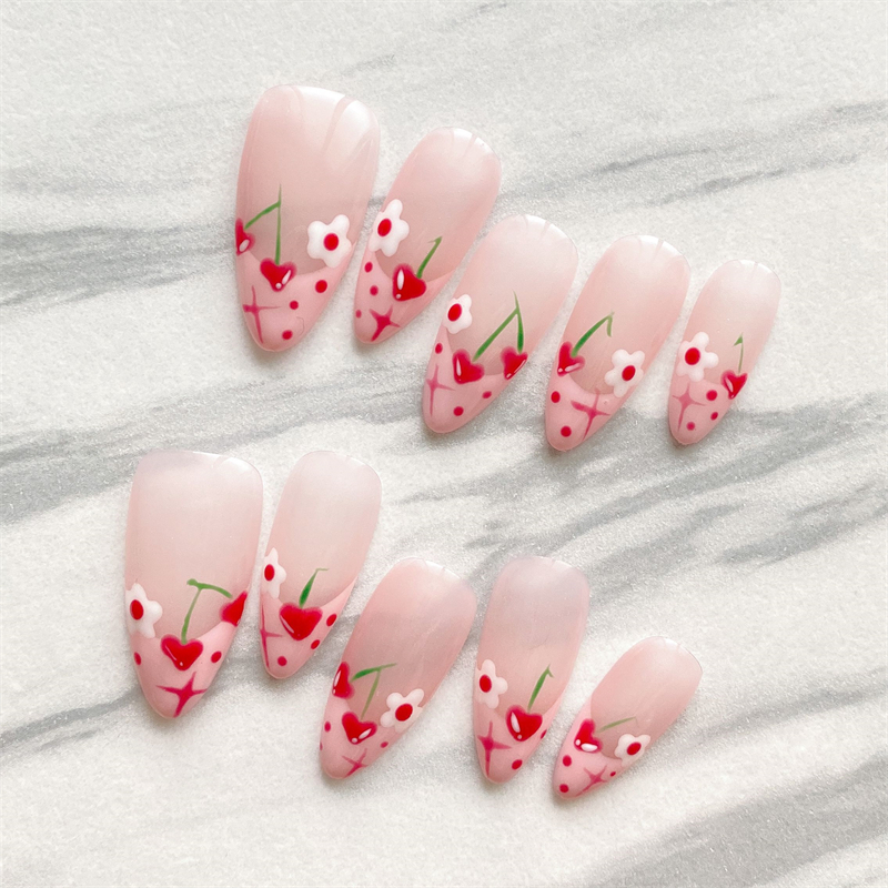 10PC Handmade Press On Nails P – Nail Art Xs recenzja i cena