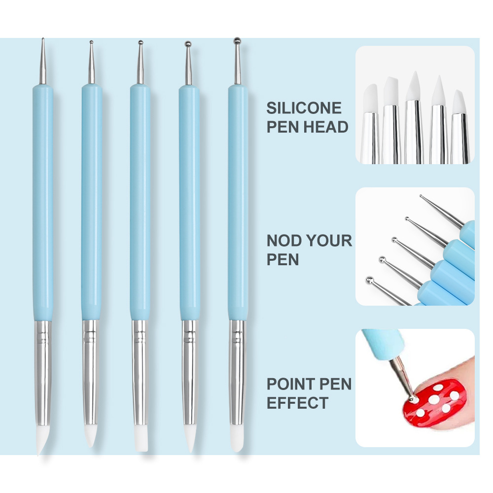 1/3/5/6/pcs/set Nail Art Brush – Nail Art Dotting Tool recenzja i cena