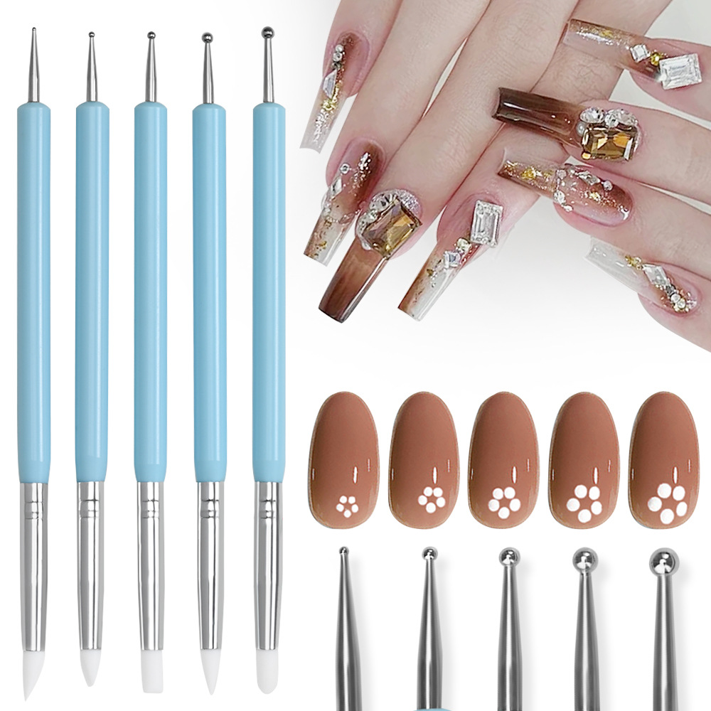 1/3/5/6/pcs/set Nail Art Brush – Nail Art Dotting Tool recenzja i cena