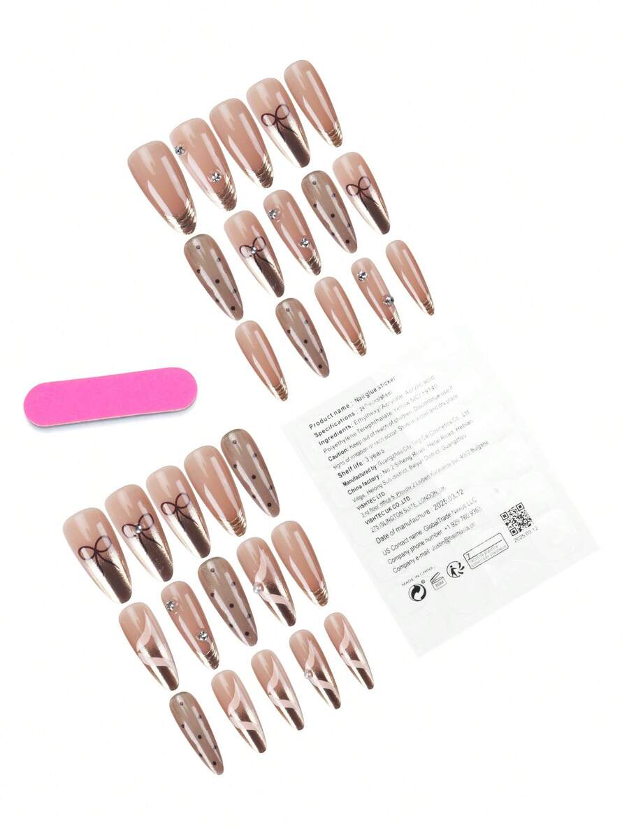 30pcs Teardrop Shaped Rhinesto – Nail Art Gold recenzja i cena