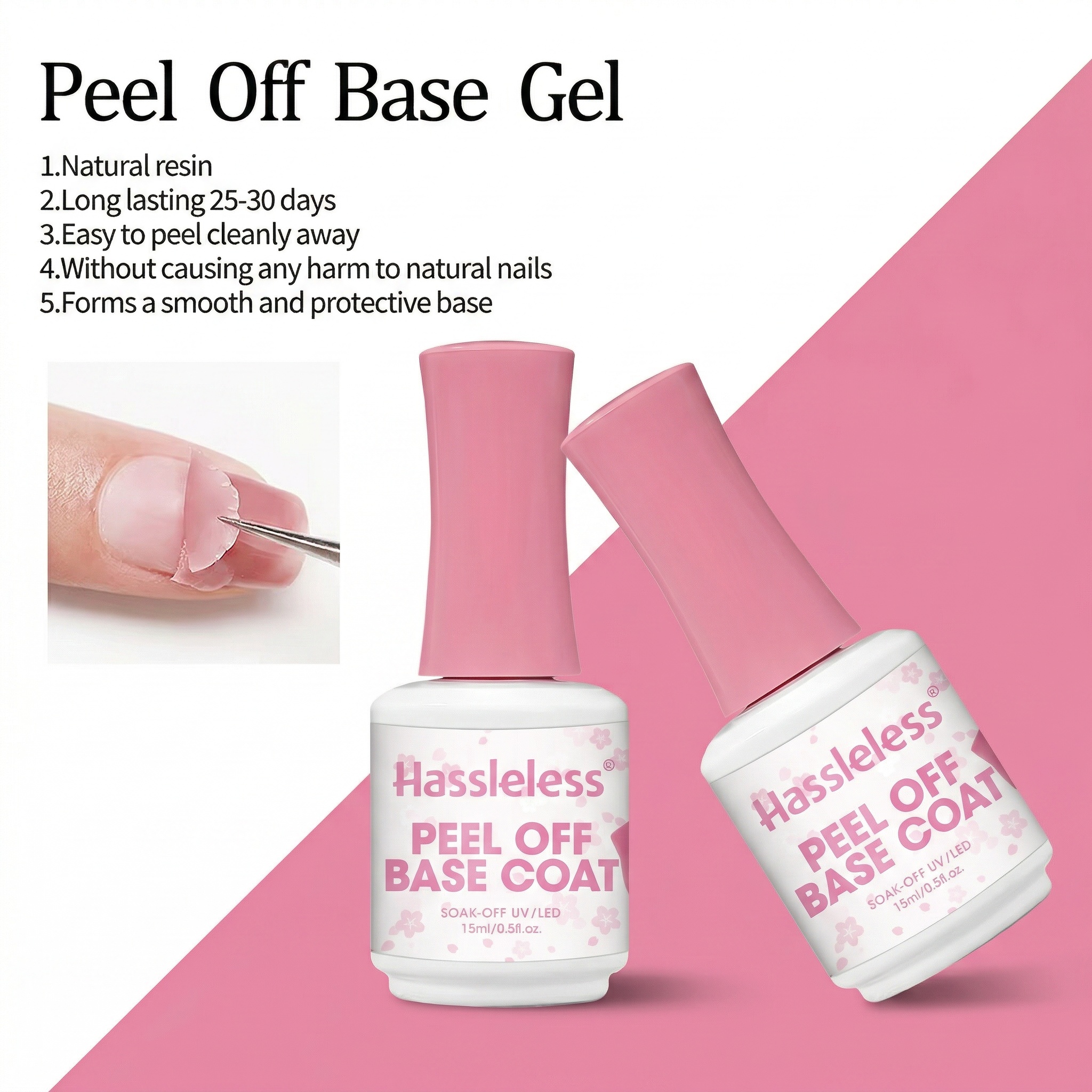 Hassleless Peel-Off Base Coat  – Peel Off Base Coat recenzja i cena