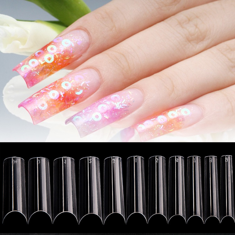 500pcs XL Long False Nail Tips – Nail Art Xl recenzja i cena